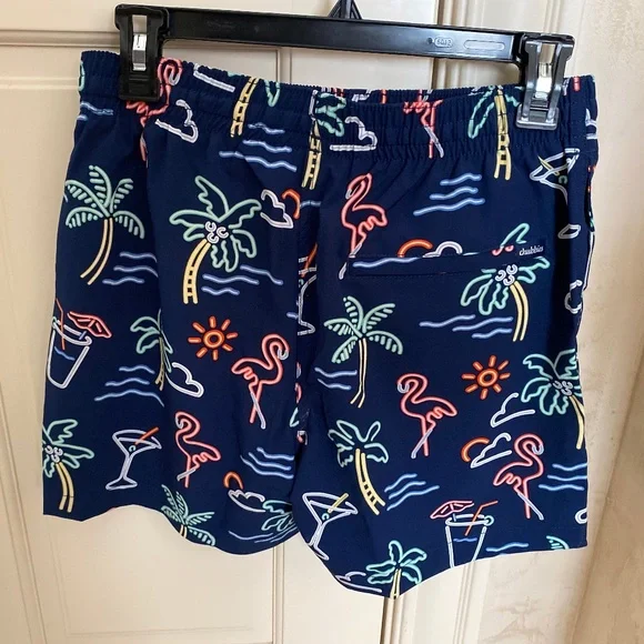 NWT Men's"The Neon Lights" Chubbies swim shorts size small 5.5" inseam - Picture 3 of 5
